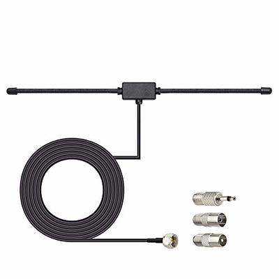 Ancable FM Antenna for Bose Wave Radio, F Type Ant with 3.5 mm to Coaxial  Adapter