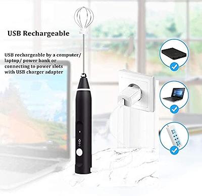 Handheld Electric Milk Frother Waterproof Detachable Stainless