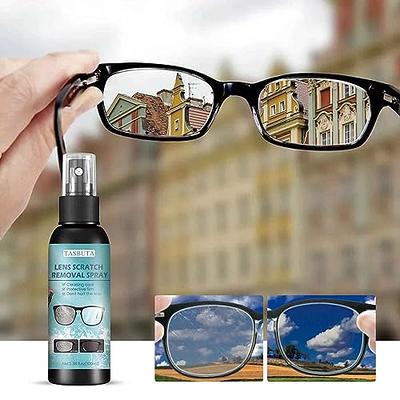 Glasses Lens Scratch Remover Spray - Removes Scratches, Restores Clarity,  And Protects Lens - Ideal For Eyeglasses And Screens