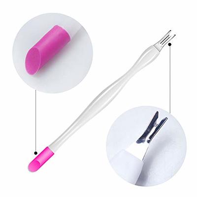 0.7*12.5cm Stainless Steel Cuticle Stick UV Gel Nail Polish Remover Tool  Stainless Steel Pusher Push Manicure Cleaner Tool*KL6-2 - AliExpress