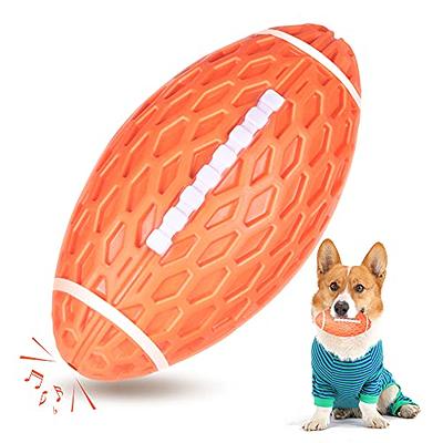 Squeaky Dog Toy Ball Reliable Rubber Squeaker Fun Interactive Toys