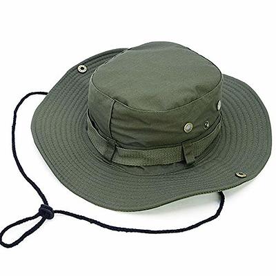 HIKEMAN Fishing Hat and Safari Cap Wide Brim Boonie Hat Bucket Hats with Sun  Protection for Big Head Men and Women (Army Green(L)) - Yahoo Shopping