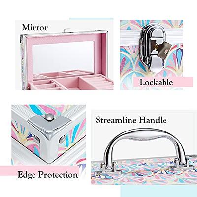 Hododou Girls Jewelry Box Organizer with Drawer & Mirror, Mermaid Tail  Style Lockable Storage Case for Kid or Little Girls Jewelry and Hair  Accessories - Yahoo Shopping