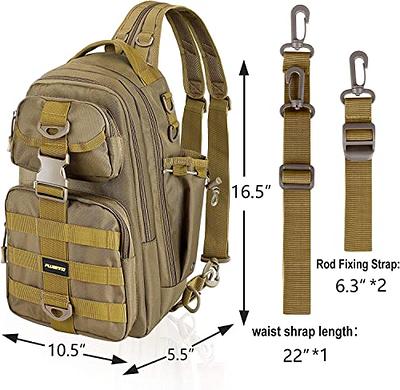 PLUSINNO Fishing Backpack Tackle Bag, Water-Resistant Fishing Backpack with Rod  Holder, Large Fishing Bag for Fishing Gear, Ideal Fishing Gifts for Men B -  Yahoo Shopping