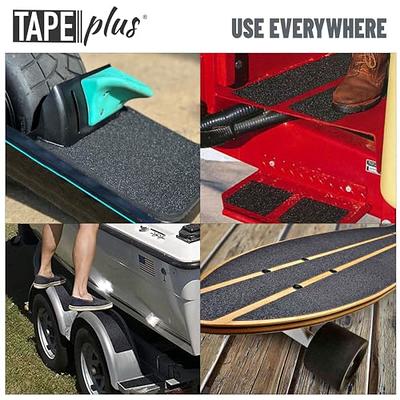 TapePlus - Anti Slip Tape for Stairs (Black 4 x 40 Feet Wide Tread)  Waterproof Grip Tape