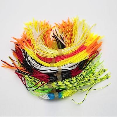 Silicone Jig Skirts, Spinnerbait Skirts Replacement Kit, DIY Squid