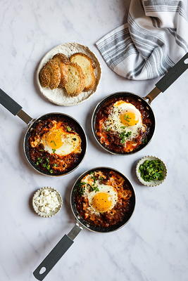 Granite Stone 2-Piece Non-Stick 9.5 Frying Pan & 5.5 Mini Pan, Skillets,  Black