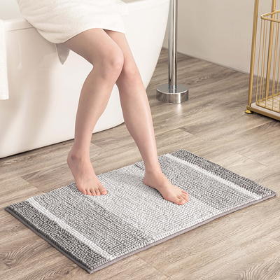 Memory Foam Bath Mat Plush Doormat Rug Water Absorbing Stone Mat Washable  Shower Floor Bathmat Carpet