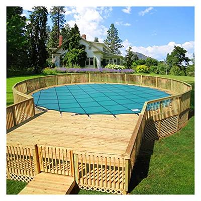 Inground Pools Covers Round  30ft/28ft/26ft/24ft/22ft/18ft/15ft/14ft/12ft/10ft/8ft/7ft/6ft/5ft, Winter  Heavy Duty Swimming Pool Safety Cover Green Mesh, Custom Size (Color :  Green, Size : 26ft/7.9m) - Yahoo Shopping