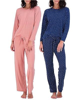 4-Piece Women's Warm & Cozy Fleece Button Down Pajama Sets - Yahoo