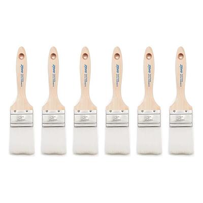 Dracelo 2 in. Angled Paint Brush Set (12 Pack)