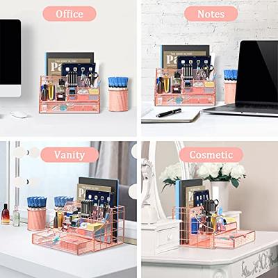 Gold Desk Accessories, Desk Organizers and Accessories Cute Office Supplies  for Women Desk