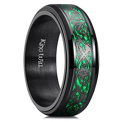 Celtic Dragon Stainless Steel Ring, Stainless Steel