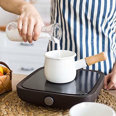 Dual Spout Warmer, Stainless Steel Mini Melting Pot with Wooden Handle,  Multifunction Milk Pot Chocolate Melting Pan for Kitchen (200ML) - Yahoo  Shopping