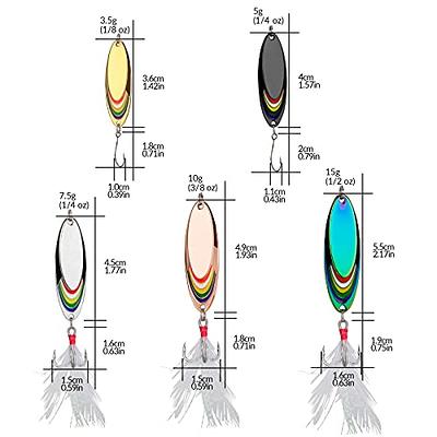 QualyQualy Fishing Lure Fishing Spoons Fishing Trout Lures Walleye