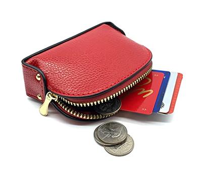 Leather Coin Purse / Leather Zippered Pouch / Money Coin Pouch / Soft  Leather Coin Purse / Zip Pouch / Leather Coin Pouch
