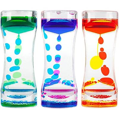 Oneshow Liquid Motion Bubbler Timer Colorful Oil Hourglass Liquid Sensory  Toys ADHD Anxiety Autism Activity Fidget Toy Calm Stress Relief Desk Toys  Desk Decor Adults Fidget Water Timers 3 Pack - Yahoo Shopping