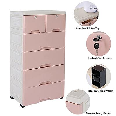 Small Stackable Storage Drawers Unit