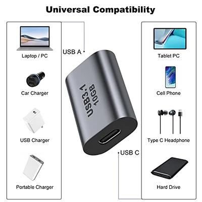 Female USB Type C To Female USB Type C Coupler