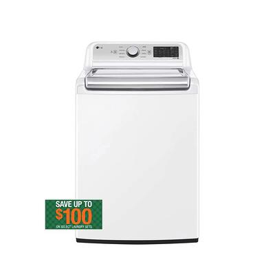 LG 4.3 Cu. Ft. Top Load Washer in White with 4-Way Agitator
