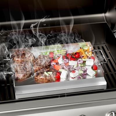 only fire Universal Stainless Steel Rectangular Griddle Gas BBQ Grills 23  x 16