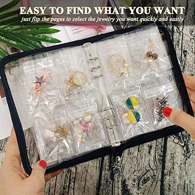 Transparent Jewelry Storage Book- Portable Travel Jewelry Earring