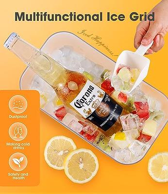 Ice Cube Tray with Lid and Bin 2 Pack Ice Cube Trays for Freezer 64 Pcs Ice  Cube