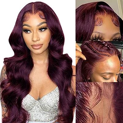 TALENT SHOW 22 Inch Body Wave Lace Front Wigs Human Hair Pre Plucked 13x4  HD Transparent