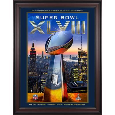 San Francisco 49ers vs. Miami Dolphins Super Bowl XIX 10.5 x 13  Sublimated Plaque