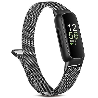 surundo Compatible with Fitbit-Luxe-Bands for Women Men, Magnetic Clasp  Stainless Steel Mesh Metal Milanese Loop Wristband Replacement Strap for Fitbit  Luxe/Luxe Special Edition Fitness Tracker Starlight