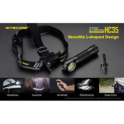 Nitecore HC35 Headlamp Flashlight with Battery, 2700 Lumen USB