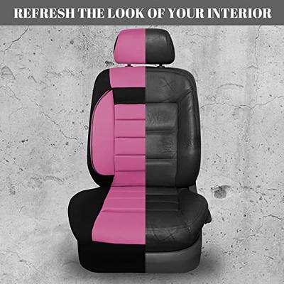 4pcs set purple car seat covers front pairs airbag compatible universal fit  van truck car suv seat cushion auto accessories for women new design