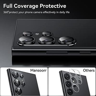 Full Protection With Mobile Phone Protective Film Slide Camera Lens Phone  Case For Samsung Galaxy S22 Ultra In Black