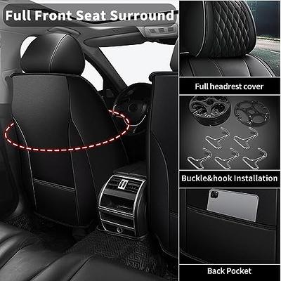 DIKSOAKR 2PCS Front Car Seat Covers Fit for Mitsubishi Eclipse