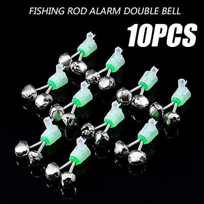 FelRelWel Fishing Bite Rod Alarm,Led Light Reminder Fishing Rod  Bells,Adjustable Volume,Fishing Poles Bite Alarms Suitable for Sea  Rods,Cast Fishing