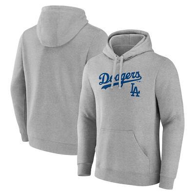 Women's Concepts Sport Gray Los Angeles Dodgers Mainstream Terry Long Sleeve Hoodie Top Size: Medium