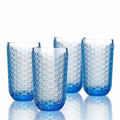 Berkware Set of 2 Luxurious and Elegant Coupe Cocktail Glass - Blue