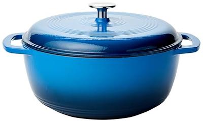 Denmark 2-qt. Pumkin Color Coated Cast Iron Dutch Oven with Lid