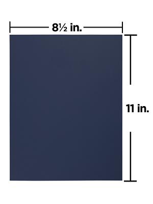 JAM Paper & Envelope Cardstock, 8.5 x 11, 80lb Navy Blue, 50 per