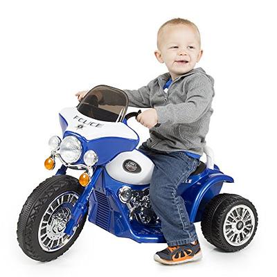 Ride on Toy, 3 Wheel Motorcycle for Kids, Battery Powered Ride on Toy by Hey! Play! Ride on Toys for Boys and Girls, Toddler - 4 Year Old, Black