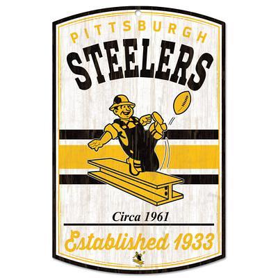 Pittsburgh Steelers 6 x 12 Fans Welcome Sign - Yahoo Shopping