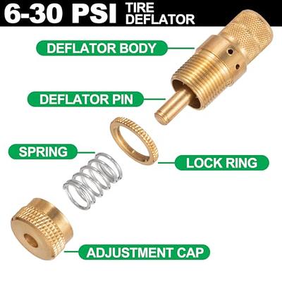 Spurtar Tire Deflator, 6-30 PSI Tire Deflator Kit, Air Down Tire