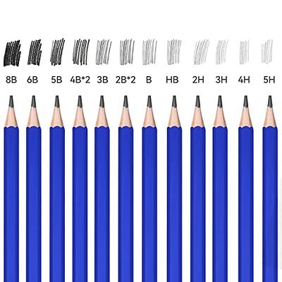  HAIHAOMUM Sketch Pencils for Drawing 2B, 12pcs