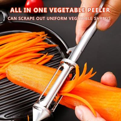 All In One Vegetable Peeler, 3 and 1 Vegetable and Fruit Peeler, All-In-One  Vegetable