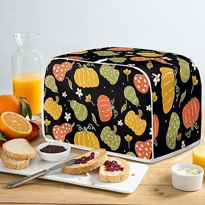 Toaster Cover,Toaster Cover 2 Slice,Kitchen Small Appliance Covers,Bread  Maker Microwave Oven Cover,Toaster Cover Fits for Most Standard 2 Slice