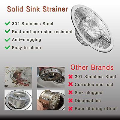 Bathroom Sink Drain Strainer Stainless Steel Floor Drain Filter Mesh Basket  new