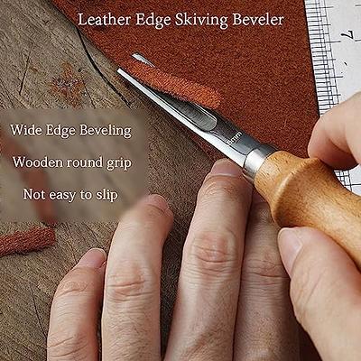 Skiving Knife Edge Beveler Leather Tool Edge Beveler For Leather Skiving And