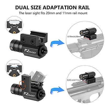 Tactical Red Laser Sight with Mount and Batteries for Picatinny Weaver