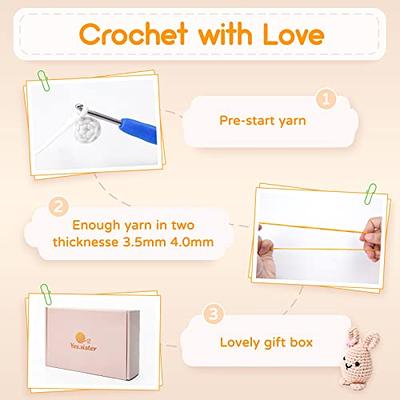 Yes sister Crochet Kit for Beginners, Crochet Kit Animals with Easy  Crocheting Tube Yarn, Beginner Crochet Kit for Adults & Kids, Learn Crochet  with Step-by-Step Video Tutorials, Delia The Bunny - Yahoo