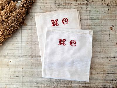 Monogrammed Kitchen Towel Bundle